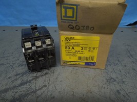 Square D QO380 80A 3p 240V Clip-on Breaker New Surplus - $125.00