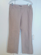 Banana Republic Ladies Stretch Tan Casual Lightweight PANTS-8L-BARELY WORN-NICE - $7.69