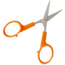 Fiskars 98087097J Curved Craft Scissors, 4 Inch, steel and orange - $16.48