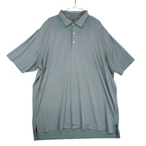 Peter Millar Summer Comfort Men&#39;s XXL Striped Polo Shirt, Short Sleeve, ... - $28.00