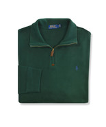 Polo Ralph Lauren Men&#39;s Half Zip French Rib Pullover Sweater, Green, 2XL... - $173.31 CAD