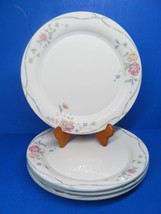 Lenox Country Cottage Courtyard Set Of 4 Chinastone 8 1/2&quot; Salad Plates GUC - £39.07 GBP