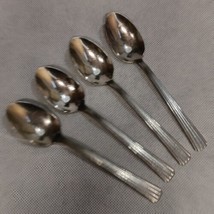 International Silver Insico Supreme Teaspoons 4 Stainless Steel 6.125&quot; - £15.69 GBP