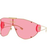 Versace 2268 Sunglasses Women's Oversize Pink Gold 100284 Authentic New - $399.95
