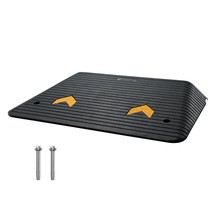 VEVOR Rubber Threshold Ramp, 4&quot; Rise Wheelchair Ramp Doorway, Recycled R... - $137.19