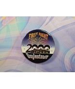 Vintage First Night 2000 New Year Doylestown PA Pennsylvania Button, 2.5&#39;&#39; - $13.69 CAD