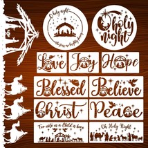 Nativity Christmas Stencil Christian Jesus Stencils For Painting On Wood For Unt - £14.38 GBP