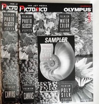 Olympus Premium Photo Paper Ink Jet  Media Pictorico 2 Sampler Packs NEW... - $19.34