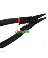 8&quot; PRO STRIPPER / CRIMPING  PLIERS Tool  AWG 12 to 24 ga Wire Copper Steel - $9.49