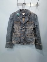 Women&#39;s Jeans Jacket Blue Color Size S  - $20.00