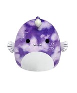 Easton The Purple Printed Angler Fish 11&quot; Plush Squishmallow ~ NEW!!! - £22.38 GBP