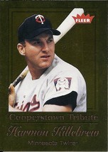 2005 Fleer Tradition Cooperstown Tribute Gold Harmon Killebrew 7 Twins - £1.57 GBP