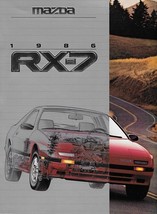 1986 Mazda RX-7 sales brochure catalog US 86 GXL Rotary 13B - £9.99 GBP