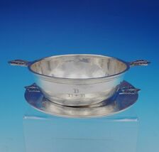 McAuliffe and Hadley Sterling SIlver Child&#39;s Bowl / Dip Dish with Plate ... - $701.91