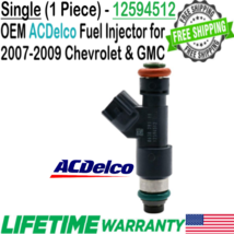 OEM ACDelco x1 Fuel Injector For 2007, 08, 2009 Chevrolet Silverado 1500... - $35.63