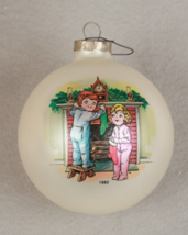 1985 Campbell's Soup Kids Glass Ball Christmas Ornament Collectors Edition w/Box - $11.75