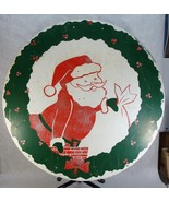 VINTAGE GALVANIZED SANTA CLAUS METAL SIGN 28.25 INCHES HOLIDAY/CHRISTMAS... - $246.17 CAD