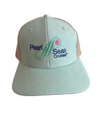 Coastal Mint Green Trucker Hat Mesh Snapback Beach Resort Vacation Cap P... - $21.60