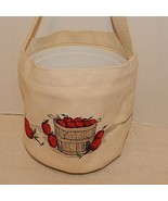 BJ&#39;s DINGHY PAIL~CANVAS~APPLES~TOOLS~TOYS~WATER~PLANTS~SEWING~CRAFTS~CAN... - £19.74 GBP