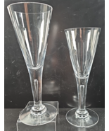 2 Dartington Sharon Water Goblets Set Elegant Crystal Clear Stemware Eng... - €59,03 EUR