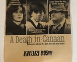 A Death In Canaan Tv Guide Print Ad Stephanie Powers Brian Dennehy TPA8 - $5.93
