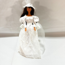 Vintage Barbie Romantic Wedding Dress and Veil 1986 #3102 Bridal Gown Bride - £16.88 GBP