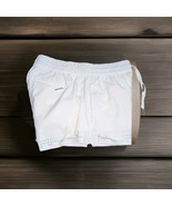 Women&#39;s Athleta Sz 2 Off-white Lined Athletic Shorts Excellent Condition - $363.72 MXN