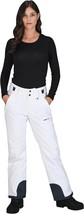 new ARCTIX Insulated Snow Pants Women&#39;s sz L white ski snowboard winter bottoms - £35.89 GBP