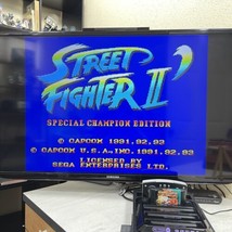 Street Fighter II Special Champion Edition Sega Genesis 1993 Played VG see pics - £4.59 GBP