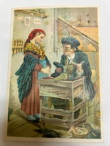 The Great Atlantic &amp; Pacific Tea Co. Woman &amp; Shoe Cobbler Late 1800&#39;s Tr... - $20.05 CAD