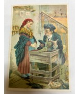 The Great Atlantic &amp; Pacific Tea Co. Woman &amp; Shoe Cobbler Late 1800&#39;s Tr... - $19.97 CAD