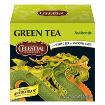 Celestial Seasonings Authentic Green Tea, 40 Count Box - $5.89