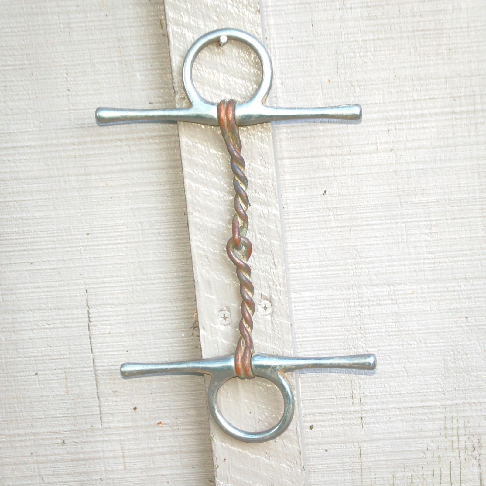 Stainless Steel Full Check Snaffle Bit Twisted Copper Wire 5" Mouthpiece Item image 2