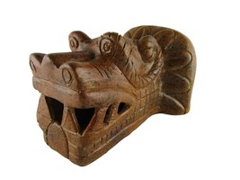 Vintage Hand Made Dragon Head Made in Mexico Art Pottery Aztec Large 9 i... - £28.20 GBP