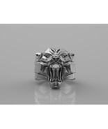 925 Sterling Silver Lion Ring, Vintage Gothic Jewelry For Him, Halloween... - £150.19 GBP