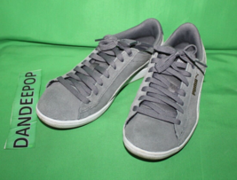 Puma Suede Classic Gray Sneakers Shoes Women&#39;s Size 6 - $39.59