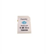 Used Toshiba FlashAir 32GB Wireless LAN Wi-Fi SD Card SDHC Class 10 W-03 - $52.46