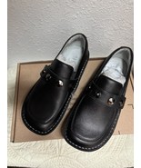 Alegria Ladies NIB Ericka Black Gloss Leather Shoe Euro Sz. 37 - $84.60