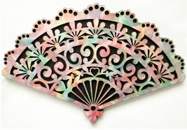 Two layer hand fan wall hanging custom sign laser cut wall art gift - £11.99 GBP