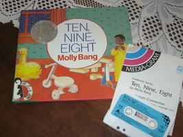 Ten Nine Eight-M.Bang-Hardcover &amp;Read a long Cassette-Green Willow Bks-N... - $9.00