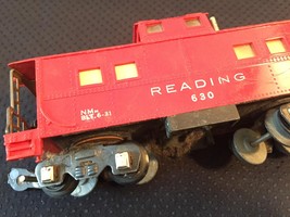 American Flyer Railroad Car Reading #630 - Red Caboose image 5