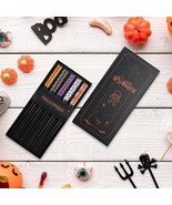 Halloween Party Reusable 5 Pairs 9.4 Inches Wooden Chopsticks, Dishwashe... - $5.49