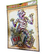 Haunted House Horror Props CREEPY DECAL CLING Halloween Decorations-MUMM... - £3.90 GBP