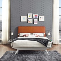 Tracy 3 Piece Queen Bedroom Set White Orange MOD-5786-WHI-ORA - £709.46 GBP