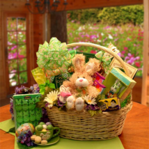 An Easter Festival Deluxe Gift Basket  - Easter Basket - $93.15