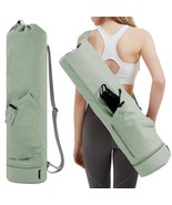 Yoga Mat Bag With Water Bottle Pocket And Bottom Wet Pocket, Exercise Yo... - £28.52 GBP