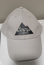Coors Light Hat Cap Beer Spell Out Script Logo Retro Snap Back Trucker USA - £9.55 GBP