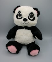 Build-A-Bear 17&quot; Harajuku Hugs Panda Bear Stuffed Animal Plush Pink Paws... - £15.85 GBP