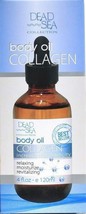 1 Dead Sea Collection 4oz Relaxing Collagen Body Oil Increases Skins Elasticity - £15.97 GBP