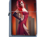 Cosplay Pin Up Girls D13 Flip Top Dual Torch Lighter Wind Resistant Dres... - $16.78